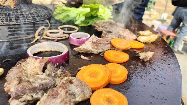 Corten Bbq Outdoor Kitchen Fireplace