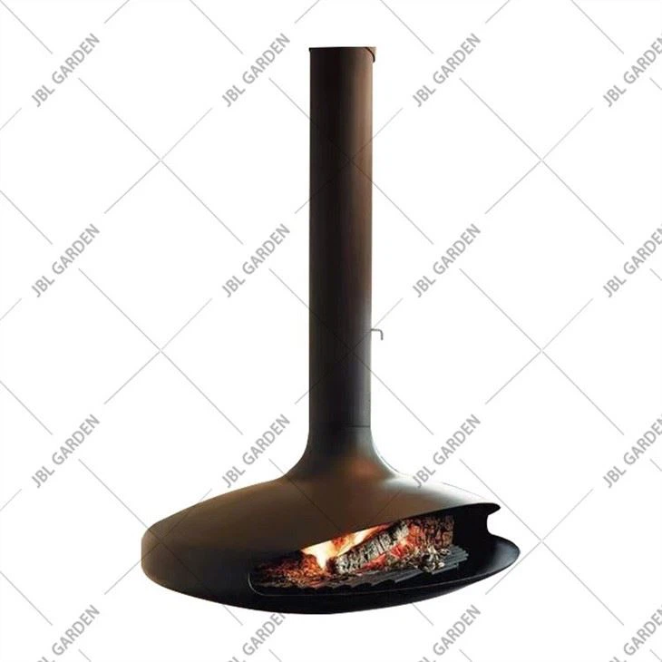 Indoor Wood Burning Suspended Fireplace