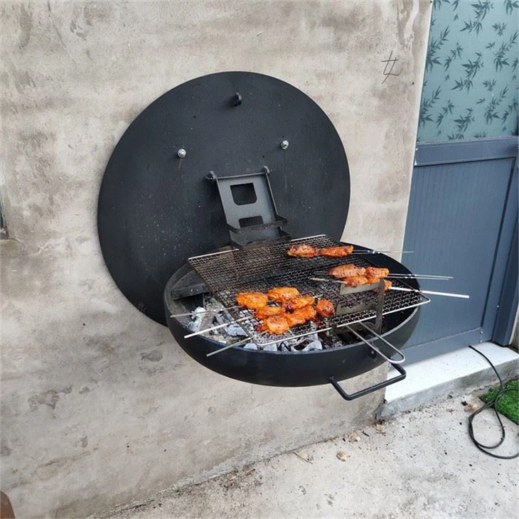 Black Folding Barbecue