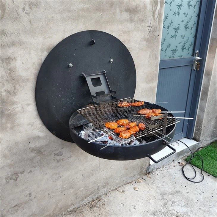Black Folding Barbecue