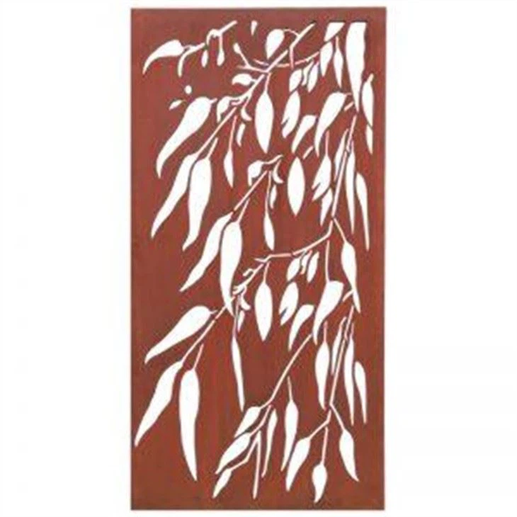 Corten dekorative skærme