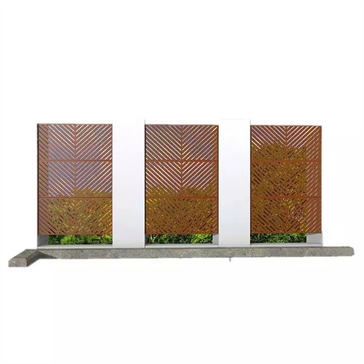 Corten Steel Panels Garden
