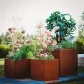 Modern Geo Metal Planter