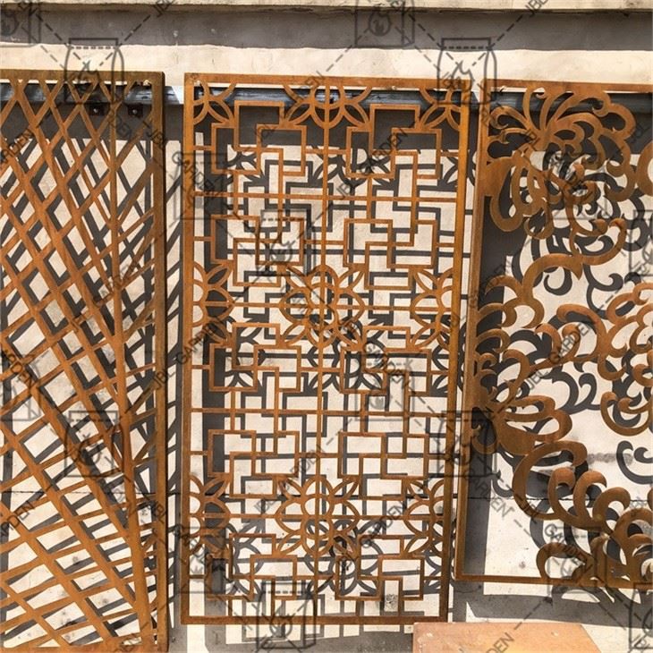 Rustne Metal Gates-vægpaneler