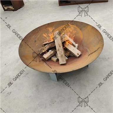 Camping Rusty Firepit Wood