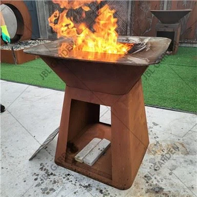 Ildsted med grillrist
