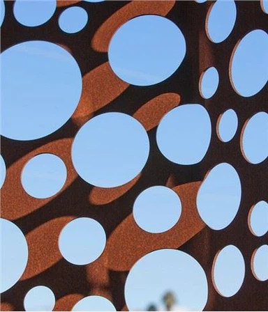 Have Corten stål hegn