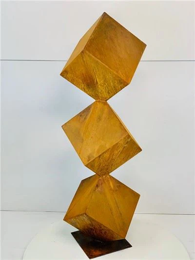 Stor Trinity Corten stål udendørs skulptur