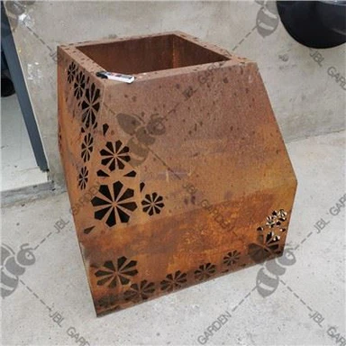 Rektangulær haveplantekasse