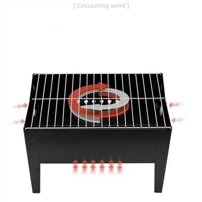 Foldegrill i rustfrit stål