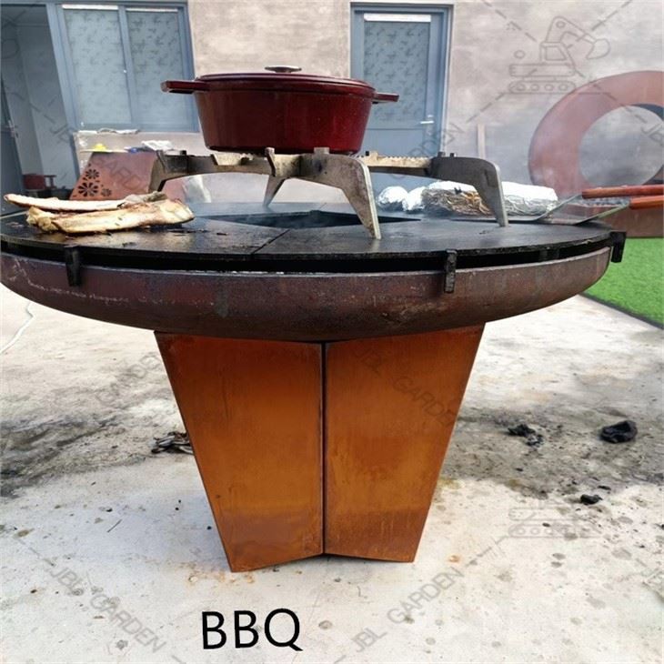 Wood Fire Pit Cooking