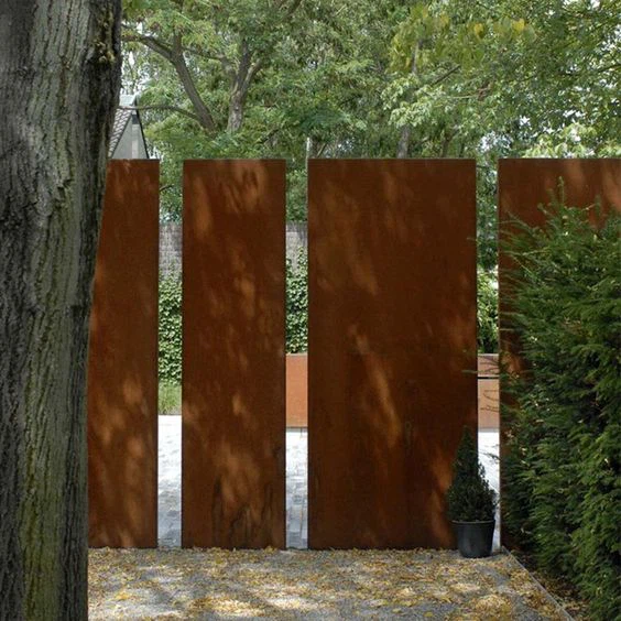 Corten skærme abstrakt