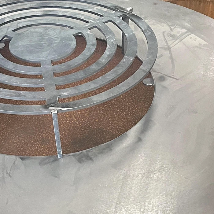 Durable Weathering Steel Barbecue Grill For Outdoor Patios best