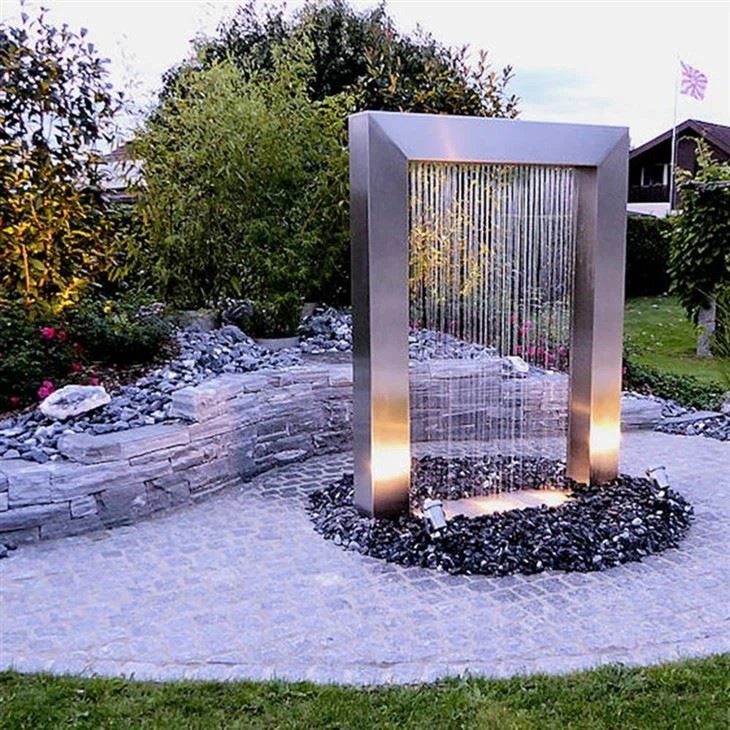 Garden Decoration Corten Steel Water Fountain