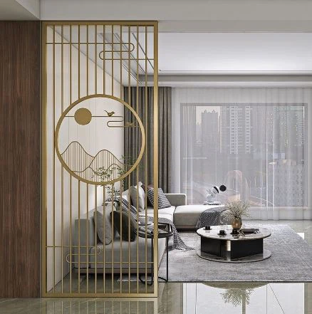 Luxury Style Hollow Living Room Partition