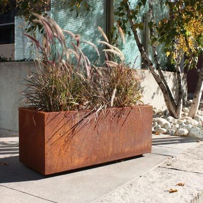 Metal Cube Planter