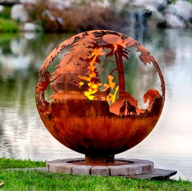 metal fire pit bowl metal fire pit bowl