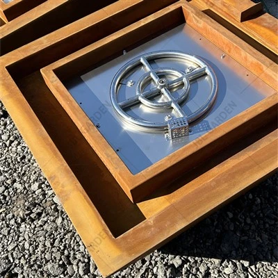 Corten stål ild og vand funktioner