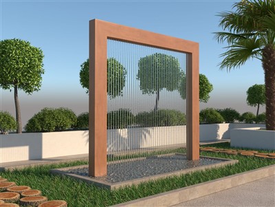 Corten Vandfontæne