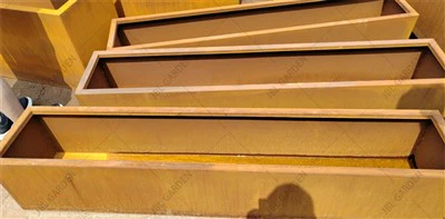 Let montering metal rust plantekasser