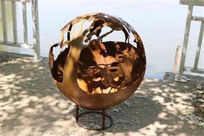 Laserskærende Fire Pit Ball