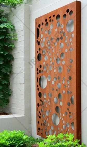 Metal stålpanel til haven