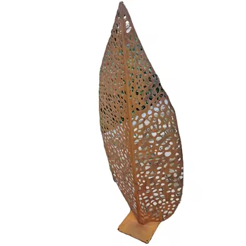 Udendørs dekoration bladskulptur