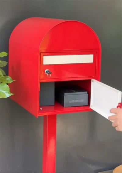 Udendørs jernpostkasse Havedekoration