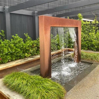 Rustik Corten stål vandboble