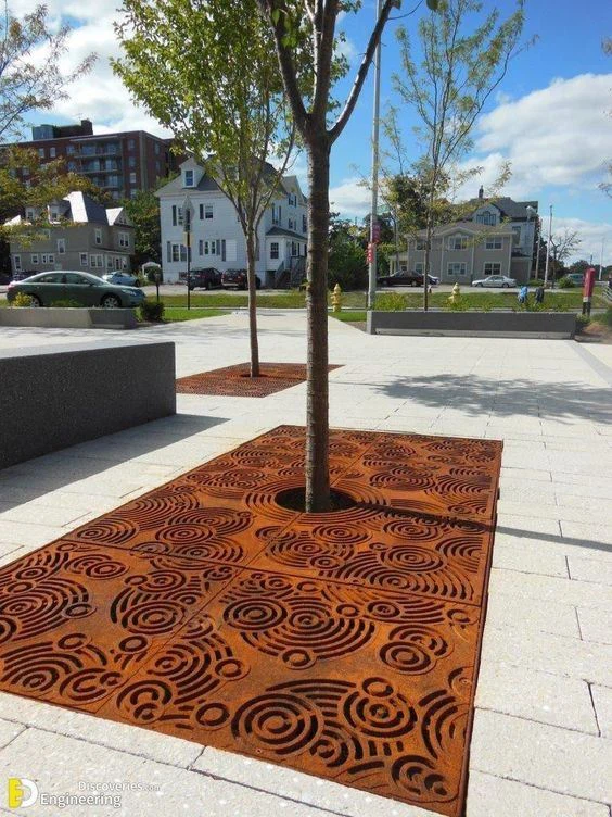 Tree Grate For Street Decor